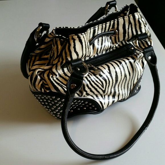 Kathy Van Zeeland Zebra Satchel, NWT - Picture 2 of 4